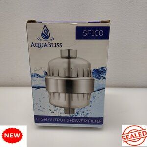 AQUABLISS SF100 High Output Shower Filter Multi-stage Water Filtration CHROMENIB